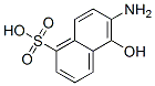 6-amino-5-hydroxynaphthalene-1-sulphonic acid CAS#: 573-07-9