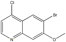 6-broMo-4-chloro-7-Methoxy-quinoline CAS#: 476660-71-6