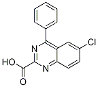 6-chloro -4-phenyl quinazoline-2-carboxylic acid CAS#: 5958-08-7