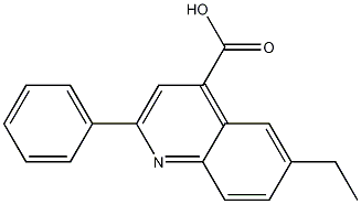 6-ethyl-2-phenylquinoline-4-carboxylic acid CAS#: 436091-45-1
