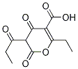 6-ethyl-2,4-dioxo-3-propionyl-3,4-dihydro-2H-pyran-5-carboxylic acid CAS#: 56039-24-8