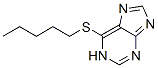6-(pentylthio)-1H-purine CAS#: 5443-89-0