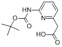 (6-tert-Butoxycarbonylamino-pyridin-2-yl)-acetic acid CAS#: 408367-22-6