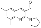6,8-DIMETHYL-2-PYRROLIDIN-1-YL-QUINOLINE-3-CARBALDEHYDE CAS#: 436088-26-5