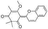 (6E)-6-(2H-1-Benzopyran-2-ylidene)-5-methoxy-2,2,4-trimethyl-4-cyclohexene-1,3-dione CAS#: 56015-02-2