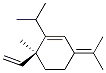 (6S)-6-ethenyl-6-methyl-1-propan-2-yl-3-propan-2-ylidene-cyclohexene CAS#: 5951-67-7