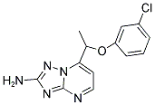 7-[1-(3-CHLOROPHENOXY)ETHYL][1,2,4]TRIAZOLO[1,5-A]PYRIMIDIN-2-AMINE CAS#: 477865-76-2