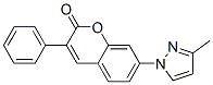 7-(3-methyl-1H-pyrazol-1-yl)-3-phenyl-2-benzopyrone CAS#: 6025-18-9