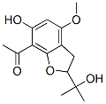 (+)-7-Acetyl-2,3-dihydro-6-hydroxy-2-(1-hydroxy-1-methylethyl)-4-methoxybenzofuran CAS#: 52117-68-7