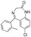 7-Chloro-1,3-dihydro-5-(2-methylphenyl)-2H-1,4-benzodiazepine-2-one CAS#: 5358-35-0