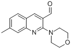 7-METHYL-2-MORPHOLIN-4-YL-QUINOLINE-3-CARBALDEHYDE CAS#: 400067-02-9