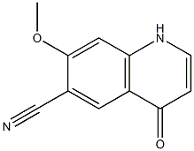 7-Methoxy-4-oxo-1,4-dihydroquinoline-6-carbonitrile CAS#: 417721-15-4