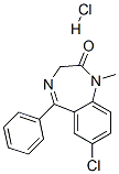 7-chloro-1,3-dihydro-1-methyl-5-phenyl-2H-benzo-1,4-diazepin-2-one monohydrochloride CAS#: 52468-36-7