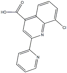 8-CHLORO-2-PYRIDIN-2-YLQUINOLINE-4-CARBOXYLIC ACID CAS#: 52413-50-0