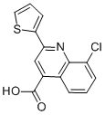 8-CHLORO-2-THIEN-2-YLQUINOLINE-4-CARBOXYLIC ACID CAS#: 52413-56-6
