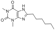 8-Hexyl-3,7-dihydro-1,3-dimethyl-1H-purine-2,6-dione CAS#: 5429-37-8