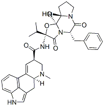 (8alpha)-5'alpha-benzyl-12'-hydroxy-2'-isopropylergotaman-3',6',18-trione CAS#: 511-07-9