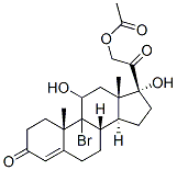 9-Bromo-11,17,21-trihydroxypregn-4-ene-3,20-dione 21-acetate CAS#: 50733-54-5