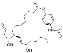 9-OXO-11ALPHA,15S-DIHYDROXY-PROSTA-5Z,13E-DIEN-1-OIC ACID, (4-ACETYLAMINO) PHENYL ESTER CAS#: 57790-52-0