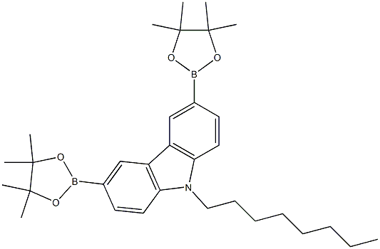 9-Octyl-3,6-bis(4,4,5,5-tetraMethyl-1,3,2-dioxaborolan-2-yl)-9H-carbazole CAS#: 478706-06-8