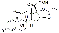 9-chloro-11beta,17,21-trihydroxy-16beta-methylpregna-1,4-diene-3,20-dione 17-propionate CAS#: 5534-18-9