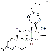 9-fluoro-11beta,17,21-trihydroxy-16beta-methylpregna-1,4-diene-3,20-dione 21-hexanoate CAS#: 56933-61-0