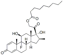 9-fluoro-11beta,17,21-trihydroxy-16beta-methylpregna-1,4-diene-3,20-dione 21-nonanoate CAS#: 56933-62-1