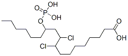 9,10-dichloro-12-(phosphonooxy)octadecanoic acid CAS#: 56744-27-5