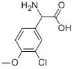 AMINO-(3-CHLORO-4-METHOXY-PHENYL)-ACETIC ACID CAS#: 53091-63-7
