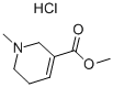 ARECOLINE HYDROCHLORIDE CAS#: 61-94-9