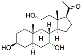 Allopregnane-3beta,7alpha,11alpha-triol-20-one CAS#: 600-41-9