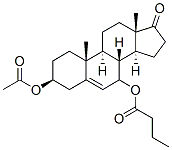 Androst-5-en-17-one, 3-(acetyloxy)-7-(1-oxobutoxy)-, (3beta)- (9CI) CAS#: 517894-41-6