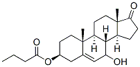 Androst-5-en-17-one,7-hydroxy-3-(1-oxobutoxy)-,(3beta)-(9CI) CAS#: 517894-22-3