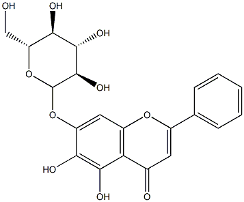 BAICALEIN 7-O-B-D-GLUCOPYRANOSIDE (BAICALIN) CAS#: 57396-78-8