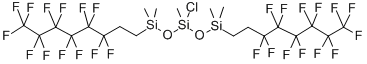 BIS((TRIDECAFLUORO-1,1,2,2-TETRAHYDROOCTYL)DIMETHYLSILOXY)METHYLCHLOROSILANE CAS#: 521069-01-2