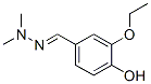 Benzaldehyde, 3-ethoxy-4-hydroxy-, dimethylhydrazone (9CI) CAS#: 473276-01-6