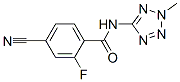 Benzamide, 4-cyano-2-fluoro-N-(2-methyl-2H-tetrazol-5-yl)- (9CI) CAS#: 578723-64-5