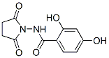 Benzamide, N-(2,5-dioxo-1-pyrrolidinyl)-2,4-dihydroxy- (9CI) CAS#: 503427-75-6