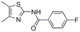Benzamide, N-(4,5-dimethyl-2-thiazolyl)-4-fluoro- (9CI) CAS#: 541526-79-8