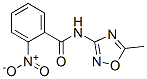 Benzamide, N-(5-methyl-1,2,4-oxadiazol-3-yl)-2-nitro- (9CI) CAS#: 444717-82-2
