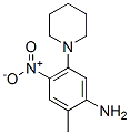 Benzenamine, 2-methyl-4-nitro-5-(1-piperidinyl)- (9CI) CAS#: 593237-42-4