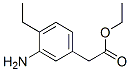 Benzeneacetic acid, 3-amino-4-ethyl-, ethyl ester (9CI) CAS#: 400648-69-3