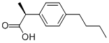 Benzeneacetic acid, 4-butyl--alpha--methyl-, (-alpha-S)- (9CI) CAS#: 404354-76-3