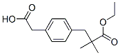 Benzenepropanoic acid, 4-(carboxymethyl)--alpha-,-alpha--dimethyl-, -alpha--ethyl ester (9CI) CAS#: 449201-82-5