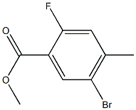Benzoic acid, 4-Methyl-2-fluoro-5-broMo-, Methylester CAS#: 478374-76-4