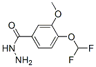 Benzoic acid, 4-(difluoromethoxy)-3-methoxy-, hydrazide (9CI) CAS#: 446267-81-8