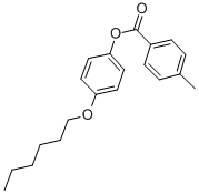 Benzoic acid, 4-methyl-, 4-(hexyloxy)phenyl ester CAS#: 53132-07-3