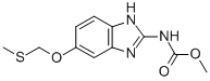 Carbamic acid, (5-((methylthio)methoxy)-1H-benzimidazol-2-yl)-, methyl ester CAS#: 54029-24-2
