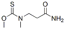 Carbamothioic  acid,  (3-amino-3-oxopropyl)methyl-,  O-methyl  ester  (9CI) CAS#: 50836-85-6