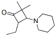 Cyclobutanone, 4-ethyl-2,2-dimethyl-3-(1-piperidinyl)- (9CI) CAS#: 412025-01-5
